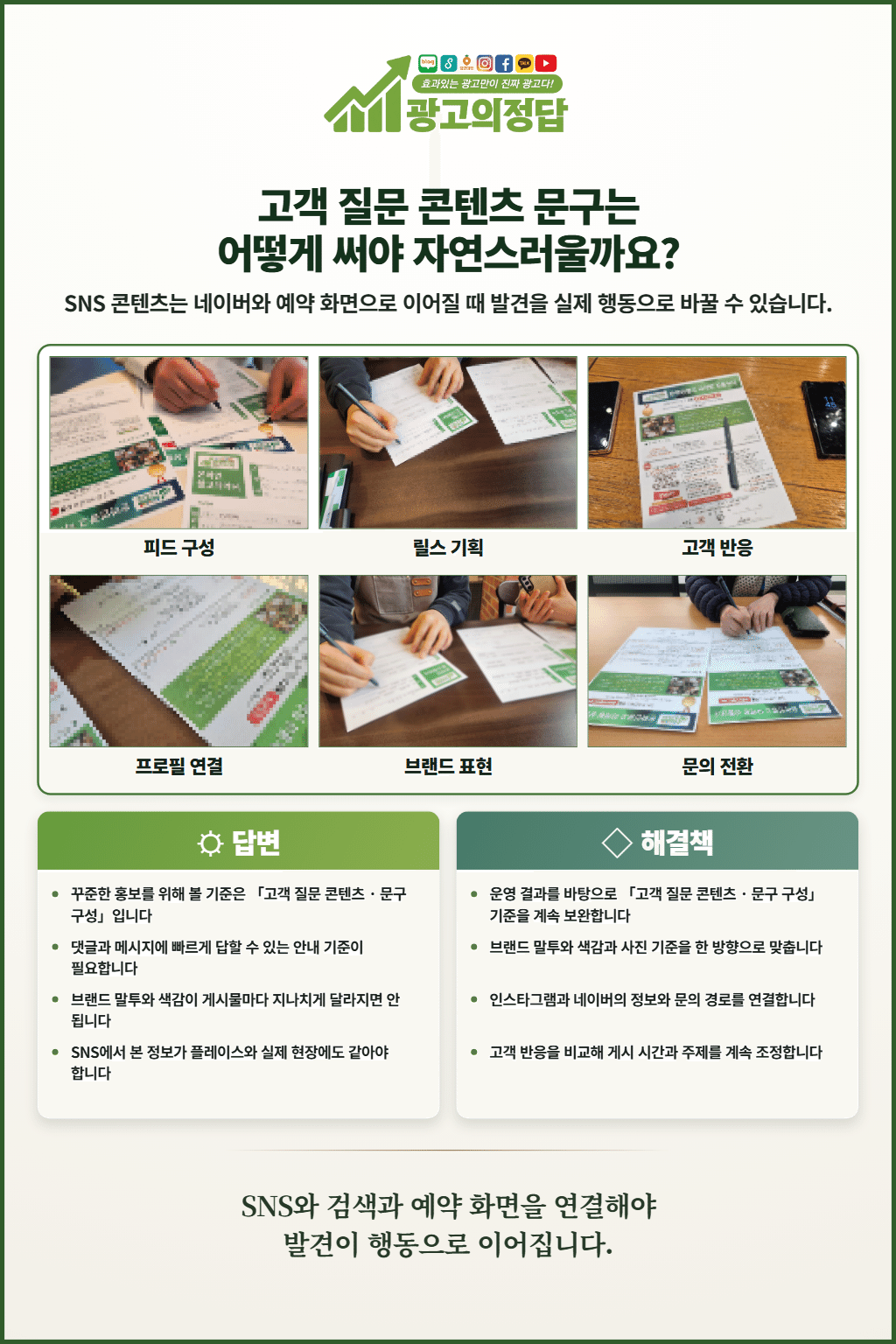 고객 질문 콘텐츠 문구는 어떻게 써야 자연스러울까요?